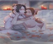 Romantic bath together [MF] (Poofroom) from swathi naidu romantic bath