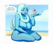 Blue Diamond isnt sure about her swimsuit (RizDraws) from hausa blue film maryam hiyana hausa xxx reala