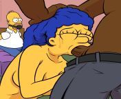 [Marge Simpson, Homer Simpson] (lockandlewd) from marge simpson cum tribute