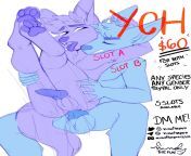 NEW YCH OPEN As I work on my current comms, Im gonna open 5 slots of my New YCH! The complete YCH is &#36;60 for a Full, soft shaded piece. ANY GENDER , ANY SPECIES (Art by me, Ninathepun on Twitter) from www porx naeaka mousomed take gonna open sex mus
