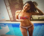 Tanya hope navel in bikini from tamil karuppan movie tanya hot navel