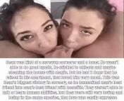 Hope this isnt far from body swapping - caption from tgawe.com from threesome cuckquean caption from