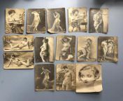 Hello everyone! Im looking to sell my great grandmas stash of French nude postcards. How much would they be worth? Theyre of varying condition as you can see in the picture! Im in the UK. Any estimates? Much love xx from french nude contest