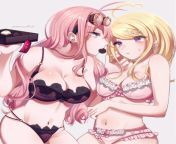 Miu and Kaede in bra and panties (with candy) from arab girls dancing in bra and panties videos