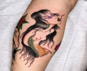 Nure-onna y?kai by me, Angelina Kaduk at Thunderbolt Tattoo in Atlanta GA from mean nure nudi