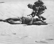1957, Timimoun, Edge of the Algerian Sahara, the Dying Breath of René Sentenac, Hero and Survivor of Dien Bien Phu [1004×1024] from 谷歌seo代发【电报e10838】google留痕推广 vua 1004