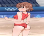 Mikoto Misaka at the Olympics [To Aru Series] from mikoto misaka naked