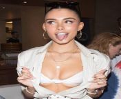 Suck my hard dick while I look at Madison Beer and pretend its her sexy lips and tongue around my cock as I cum in your mouth from sexy lips mouth service xxx com201