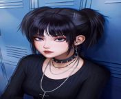 [F4F] Sub goth girl x dominant popular girl/cheerleader (slow burn romance with lots of flirting/teasing, a mix of wholesome and kinky, I would prefer to be the sub) from hot romance with servant