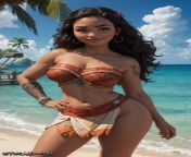 Moana in sports attire (TheAIvatar) from accidental nudity in sports