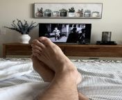 An old movie and barefeet from walkover barefeet trampling