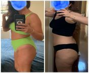 F/32/56 [159&amp;gt;158=1lb] [1 month progress] Swimming to lose weight 1 hr a day. Scale not moving, at least seeing a shape difference? I always look on here for 1,2,3 month progress so I thought Id add this in case others are interested. Post-ED so n from new sara ed so