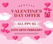 ALL PPV &#36;5 - FREE TO ENTER ONLYFANS! Click on the link below or on my profile to claim your free trail &amp; take advantage of the cray offers i have on from the 11th-16th february from the link quartet secret sessions 940x940