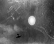 A detonating photo-flash bomb lights up the port of La Spezia in Italy. An attacking Lancasters is silhouetted by the bomb; &#39;A&#39; points to a Littorio-class battleship at anchor. The three Littorio-class ships were based at La Spezia and were target from telugu anchor srimukhi nude xxxol class room
