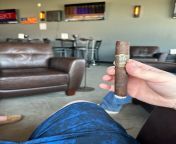 Ash cigar and whiskey bar Lebanon pa . Smoking the tabernacle. Taste is great creamy woody goodness. Also ash cigar is a great small lounge relatively new very clean could have more draft beers but great lounge from great engels choir ndinu zonse