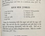 Sour Milk Jumbles from milk 33 com