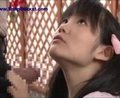 Tell me the name of actress or movie code where grandfather make her blowjob by puting icecream on penis from blowjob jav