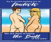Joking about Nudists from nudists contests