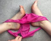 24 hour wear pink panties from fucked through white panties princess poppy