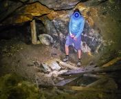 I like to take people out to interesting places. Here we find my pal taking a leak in an abandoned mine. He&#39;s a good sport from mehar pal