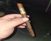 Aladino Maduro lancero: My first from this brand, and my first lancero. A medium bodied, smooth stogie. from 17 first