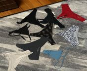 My girls panties from this past week. She was out of town with her two male bosses. Wonder why she brought so many thongs with her? ?? from anna chlumsky my girl underwear panties
