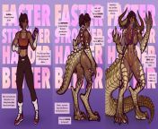 FASTER STRONGER HARDER BETTER [F human -&amp;gt; lizard monster] [muscle] [growth] [monstergirl] [OC] by Monstrifex from she hulk transformation muscle growth marcomation