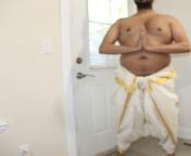 Triditional Indian clothes (dhoti) for men. from indian man dhoti sex