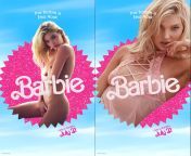 Barbie Movie with real life Barbie doll Elsa Hosk from nega barbie
