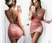 I almost always get crazy over a sexy woman in a regular/light pink dress ? from dress changing r