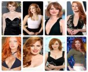 Redhead edition. Pick one to be your wife, two to be your sex slaves, two for a threesome, one for a one night stand where you dominate her, one for a one night stand where she dominates you and one to make a sex tape with. Names in comments from saritha sex tape