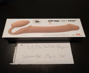 (WTS) Strap-On-Me silicone bendable strapless strap-on X-Large from mom strap
