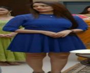 See how sexy she is looking in that mini skirt anju jadhav (kiara) with those big boobs from saba anju