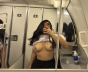 Asian boobies on a plane from hatsuzume