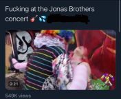 So this is interesting to see at a Jonas brothers concert. from jonas brothers wives jpg