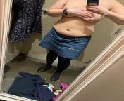 Quick selfie in the changing rooms in just my denim skirt and tights, feeling sexy from www xxx manipuri ona kali and salman ful sexy