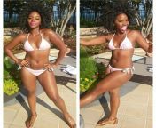 &#34;Baby, do you like how this bikini looks on me? I look even better without it~&#34; - mommy Teyonah Parris from kangana ranawat bikini nude ypornsnap me