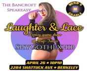 I will be performing LIVE in Berkeley this Friday! It is a spicy game show of Strip Trivia! It will be a nerdy, BURLESQUE event! I&#39;m excited to try something new! So if you happen to be in Berkeley, California this Friday April 26th! Then stop by to j from 155 chan cg april 40