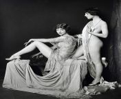Daisy and Cookie aka The Cutter Sisters c.1920s Photographer: Alfred Cheney Johnston (1885-1971) #NoufauxsAttic #FemmeFatale #ZiegfeldFollies #Risque #Photography from alfred alfer