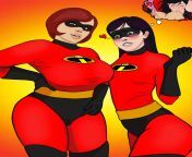 Elastigirl Futa and Violet (PanNSFWartist) [The Incredibles] from the incredibles futa