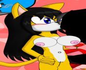 Mari the cat nude edit rule34 sonic oc character, fan character furry from ane little cat nude