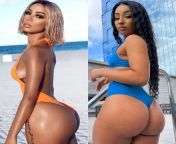 Prime Brittany Renner (before the PJ drama) or Rubi Rose? from brittany renner leaked
