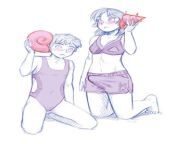 (CB4Futa) you and I went to the beach for our chill time. We both grab these cool shells and once we put them to our ears, we both passed out. Once we remove the shells from our ears, we realize very quick, our genitals and outfits changed. (Rp) from 31 ears