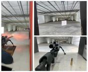 One of a kind 200 metre (218.7 yards) long indoor range in South Africa (I stand to be corrected but this is one of the largest/longest indoor ranges in the world) from sarika vikki indian college couple indoor