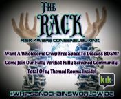 Looking For A Mature Kinky Chat Space Without The Creeps? Look No Further! ??? ???K (Risk Aware Consensual Kink) Is an established BDSM 18+ Worldwide Multi Group Community on Kik. And we have a total of 14 rooms! [Verification &amp; Screening required] #w from kink asianna exp