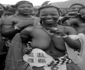 Nude African from nude african village