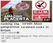 Ram Ranch finds a dirty placenta in the woods, (2021, colorized) from rachitha ram scx videos