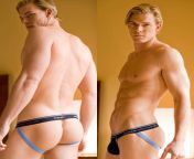 Alan Ritchson, in his modeling days from alan ritchson