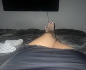 Black silk nightie and white pedicure ??? anyone fancy a sleepover? from tamil housewife removing nightie and showing white