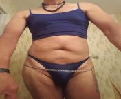 Crop top and slip thong from slip thong